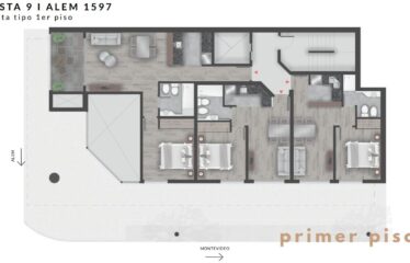 Departamento en Alem al 1500