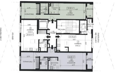 Monoambiente en 3 de Febrero al 400