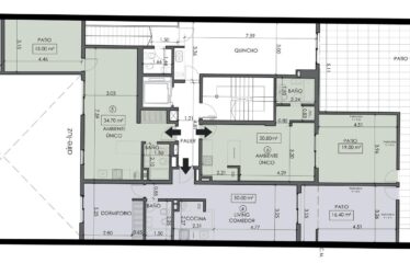 Monoambiente en 3 de Febrero al 400