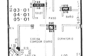 Departamento en 3 de Febrero al 1200