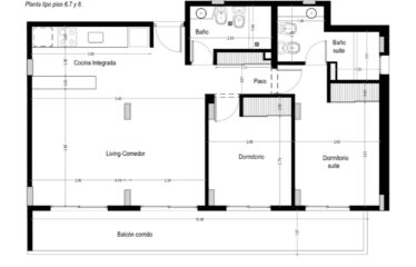 Departamento en Alem 1500