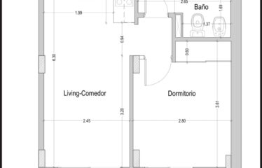 Departamento en Alem al 1500