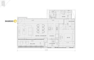 Departamento en Dock Garden