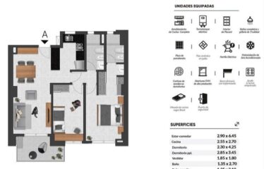 Departamento en Ovidio Lagos al 1100