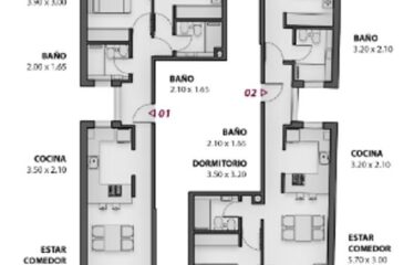 Departamento en Ov. Lagos al 1200