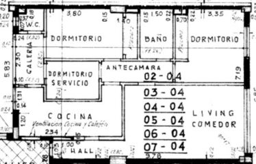 Departamento en España al 1100