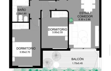 Departamento en 3 de Febrero al 600