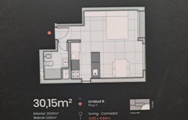 Departamento Monoambiente en Crespo al 300